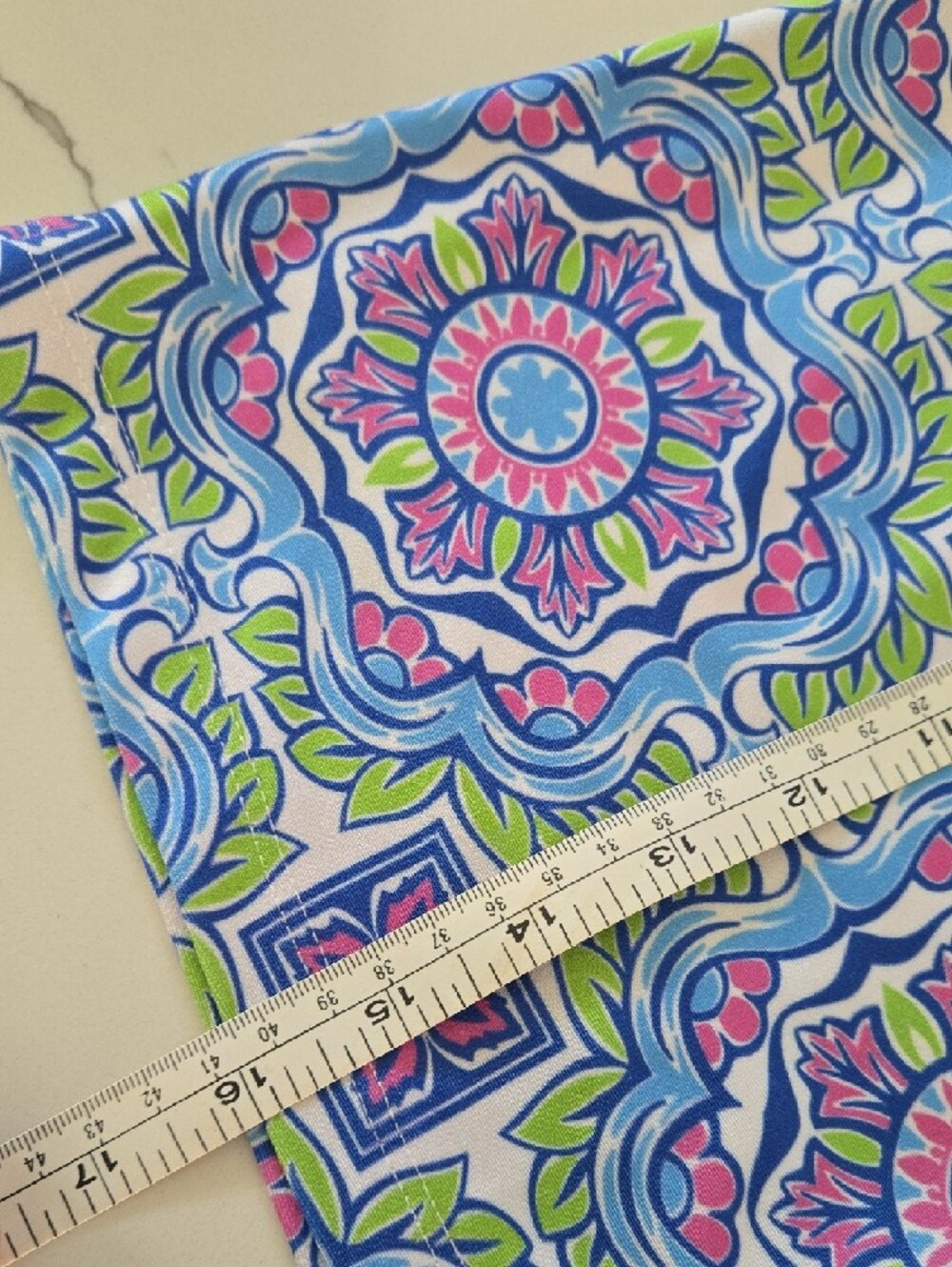 B Skinz Blue, Green and Pink Geometric Skort-Lily Pulitzer Style-Tennis, Golf - Picture 6 of 6